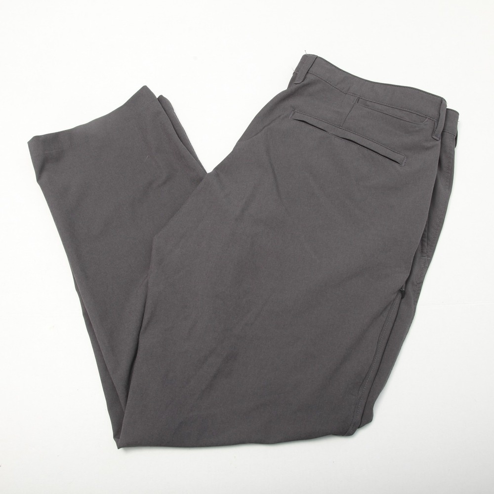 Bluffworks Envoy Lightweight Travel Pants Men's 36W 30L Regular Fit Dark Gray